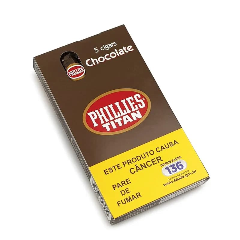 Charuto Charuto Phillies Titan Chocolate – Maço C/5 Unidades